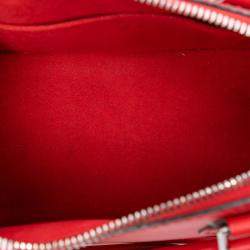 Pre Owned Louis Vuitton Red Epi Alma BB