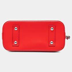 Pre Owned Louis Vuitton Red Epi Alma BB