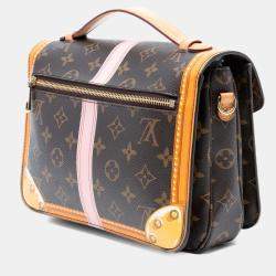 Pre Owned Louis Vuitton Brown Monogram Summer Trunk Pochette Metis