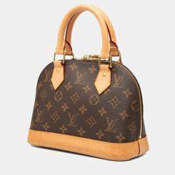 Pre Owned Louis Vuitton Brown Monogram Alma BB