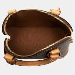 Pre Owned Louis Vuitton Brown Monogram Alma BB