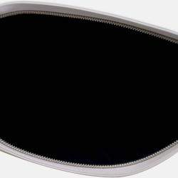 Pre Owned Louis Vuitton White Leather Everyday LV Newspaper Pouch