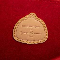 Pre Owned Louis Vuitton Brown Yayoi Kusama Monogram Painted Dots Dauphine MM