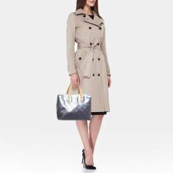 Pre Owned Louis Vuitton Indigo Monogram Vernis Reade PM Bag