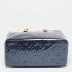 Pre Owned Louis Vuitton Indigo Monogram Vernis Reade PM Bag
