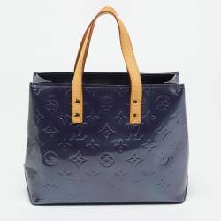 Pre Owned Louis Vuitton Indigo Monogram Vernis Reade PM Bag