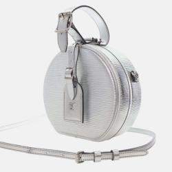 Pre Owned Louis Vuitton Silver Epi Boite Chapeau Souple MM
