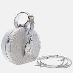 Pre Owned Louis Vuitton Silver Epi Boite Chapeau Souple MM