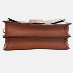 Pre Owned Louis Vuitton Brown Monogram Reverse Dauphine MM