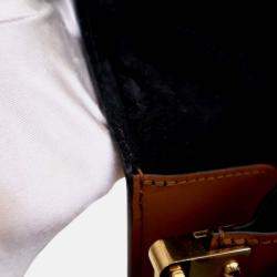 Pre Owned Louis Vuitton Brown Monogram Reverse Dauphine MM