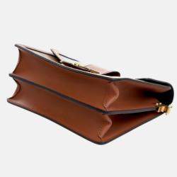 Pre Owned Louis Vuitton Brown Monogram Reverse Dauphine MM