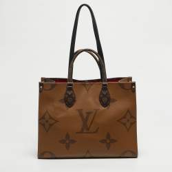 Pre Owned Louis Vuitton Monogram Giant Reverse Canvas Onthego MM Bag