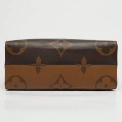 Pre Owned Louis Vuitton Monogram Giant Reverse Canvas Onthego MM Bag