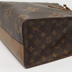 Pre Owned Louis Vuitton Monogram Giant Reverse Canvas Onthego MM Bag