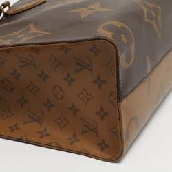 Pre Owned Louis Vuitton Monogram Giant Reverse Canvas Onthego MM Bag