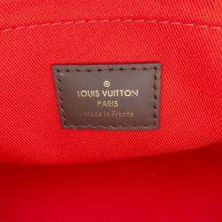Pre Owned Louis Vuitton Brown Damier Ebene Croisette