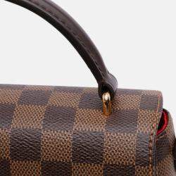 Pre Owned Louis Vuitton Brown Damier Ebene Croisette