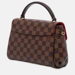 Pre Owned Louis Vuitton Brown Damier Ebene Croisette