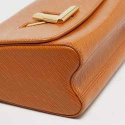 Pre Owned Louis Vuitton Gold Miel Epi Leather Twist MM Bag