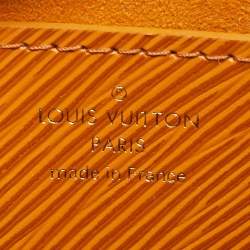 Pre Owned Louis Vuitton Gold Miel Epi Leather Twist MM Bag