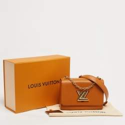 Pre Owned Louis Vuitton Gold Miel Epi Leather Twist MM Bag