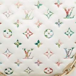 Pre Owned Louis Vuitton Monogram Garden Embossed Leather Coussin PM Bag