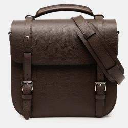 Pre Owned Louis Vuitton Brown Pigskin Samara Reporter Bag