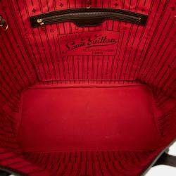 Pre Owned Louis Vuitton Brown Damier Ebene Neverfull GM