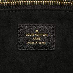 Pre Owned Louis Vuitton Black Bicolor Monogram Giant Empreinte Neverfull MM
