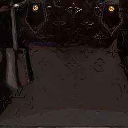 Pre Owned Louis Vuitton Amarante Monogram Vernis Alma PM Bag