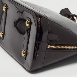 Pre Owned Louis Vuitton Amarante Monogram Vernis Alma PM Bag