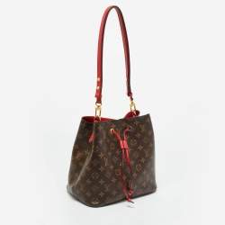 Pre Owned Louis Vuitton Cerise Monogram Canvas NeoNoe MM Bag
