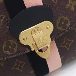 Pre Owned Louis Vuitton Brown PVC Monogram Georges BB