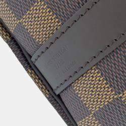 Pre Owned Louis Vuitton Brown PVC Damier Bandouliere Speedy 25