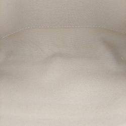 Pre Owned Louis Vuitton Grey White PVC Azur Pochette Accessoires NM
