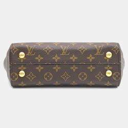 Pre Owned Louis Vuitton Brown PVC Monogram Cluny BB