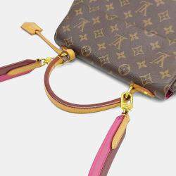 Pre Owned Louis Vuitton Brown PVC Monogram Cluny BB