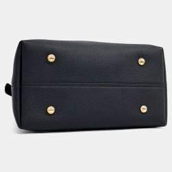 Pre Owned Louis Vuitton Black Leather Low Key Hobo MM