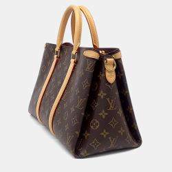 Pre Owned Louis Vuitton Brown Canvas Monogram Soufflo MM