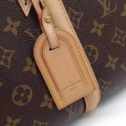 Pre Owned Louis Vuitton Brown Canvas Monogram Soufflo MM