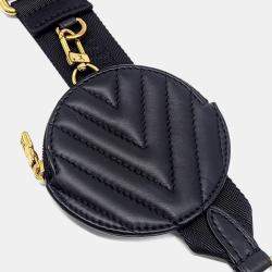Pre Owned Louis Vuitton Black Leather New Wave Multi Pochette