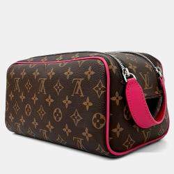 Pre Owned Louis Vuitton Brown PVC Monogram Dope Kit