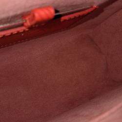 Pre Owned Louis Vuitton Red Leather Epi Twist MM