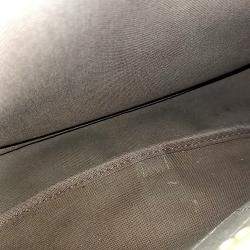 Pre Owned Louis Vuitton Brown Leather Monogram Saumur MM