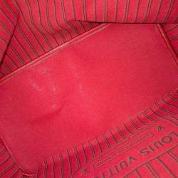 Pre Owned Louis Vuitton Brown PVC Monogram Neverfull Inside Out MM