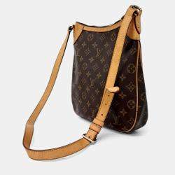 Pre Owned Louis Vuitton Brown PVC Odeon PM