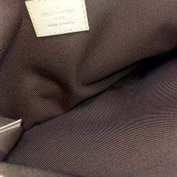 Pre Owned Louis Vuitton Brown Leather Monogram Etuille Voyage PM