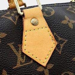 Pre Owned Louis Vuitton Brown PVC Monogram Speedy 30