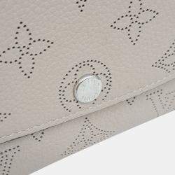 Pre Owned Louis Vuitton Brown Leather Mahina Iris Long Wallet