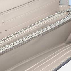 Pre Owned Louis Vuitton Brown Leather Mahina Iris Long Wallet